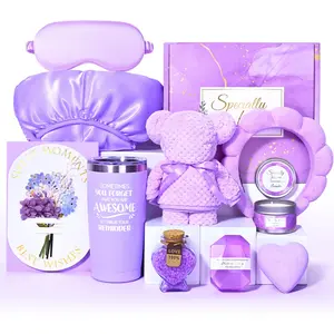 Unique Gifts for Women,Relaxing Gift Basket Set, with Stainless Steel Tumbler & Flannel Blanke，9/10/12-Piece,Holiday gifts，Birthday Gifts for Mom, Sister,Best Friend,Wife,graduation gift boxes Package