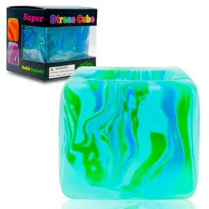 Stress Relief Toy Set, Soft Gel Stress Balls & Cubes, High-Density Squeeze Toys for Kids & Adults, Relaxing Ice-Feel Design, Relaxing Sensation, Stress Relief Decoration