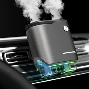 Car Air Freshener, USB Rechargeable Car Air Freshener, Car Aroma Diffuser, Car Interior Decoration Accessories for Men