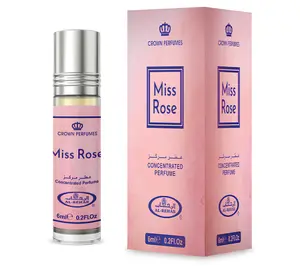 Al Rehab Miss Rose for Unisex Concentrated Perfume Oil, 0.2 Ounce