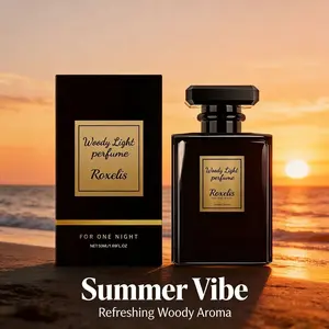 Passionate Men's Perfume, Subtle Elegant Wood Scent, Vibrant Confidence Ocean Fragrance, Marine Perfume, Highlight Personal Charm, 50ML Liquid