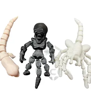 3D printed Alien Facehugger figurine, great for decoration, made of PLA plastic statue figurine