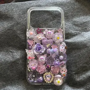 Junk Case for iPhone 17 - Decorative Design with Flowers, Hearts, and Characters - Protective Cover
