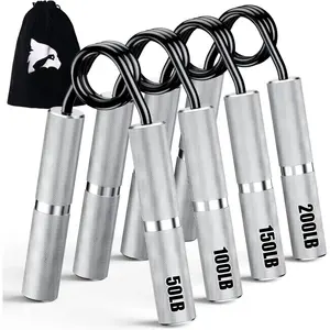 Grip Strength Trainer 4 Pack,50LB-200LB Hand Exerciser Gripper Forearm Finger Strengthener Non-Slip Suitable for Hand Rehabilitation Finger Strength ,  Building,  Gym