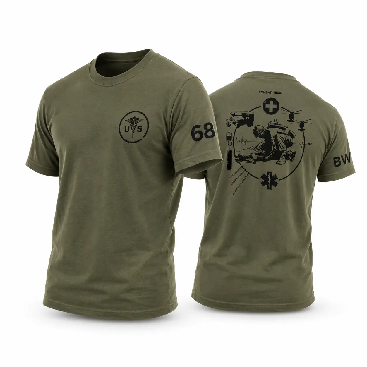 68W Combat Medic Shirt Army Medic Tee, Military Medical Specialist T-Shirt, Battlefield Medic Graphic Shirt, Tactical Army Medic Apparel – Menswear & Underwear - Men's Tops - T-Shirts