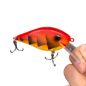 Handmade Wooden Crankbait for Fishing - Handcrafted Wooden Lure