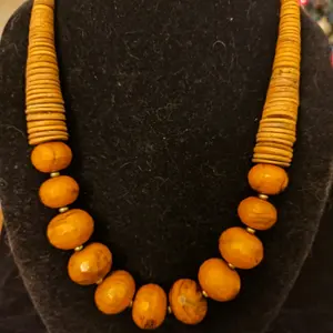 Wood Bead Necklace