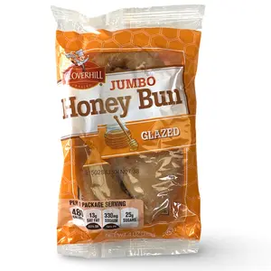 Cloverhill Jumbo Glazed Honeybuns | Individually Packaged | 12 Pack