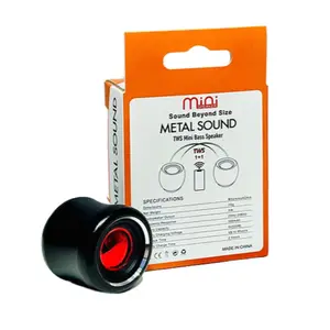 Sound Circle Outdoor Mini Speaker, Aluminum Alloy Superior Sound, Rechargeable Battery, Portable Wireless Music, Universal Device Compatible