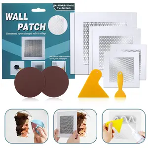 6 count Drywall Repair Kit, 4" 6" 8" Self-Adhesive Wall Mesh, Large Hole Patch for Drywall & Sheetrock