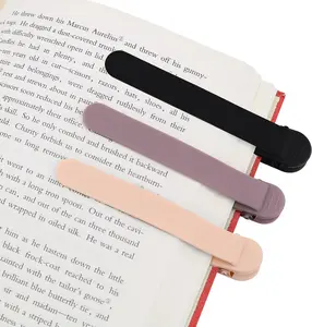 3PCS Automatic Silicone Bookmarks – Cute & Unique Page Holder Markers for Women, Men & Kids | Reading Accessories Gift Set for Book Lovers