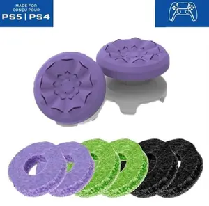 Professional Thumbstick Grips for Playstation 4 (PS4), Playstation 5 (PS5), Xbox Series X/S, Xbox One, Xbox One X/S Controller | 1 High-Rise, 1 Mid-Rise,  Grips for Playstation 5 / Xbox, PS54 Gaming Grips with Thumbsticks