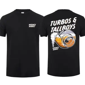 Wrenchworkz Turbos & Tallboys T-shirt For Fan, Diesel Lover Gift Top Menswear, Truck Lover Tee, Made in USA