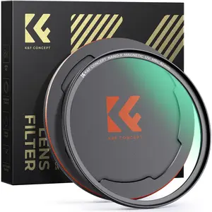 K&F CONCEPT 67mm Magnetic MC UV Lens Protection Filter + Lens Filter Cap with 28 Multi-Layer Coatings Waterproof/Scratch Resistant Ultra-Slim UV Filter for Camera Lens (Nano-X Series)
