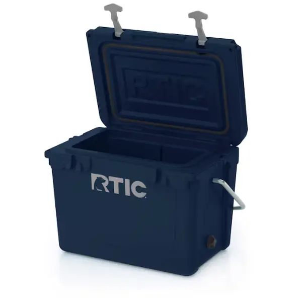 RTIC Ultra-Tough 20 Quart Rotomolded Hard Cooler Navy Ice Chest