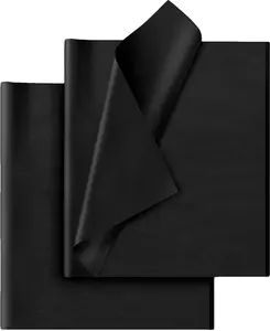 Black Tissue Paper - 30 Sheets, 14 x 20 Inch, Gift Wrapping,