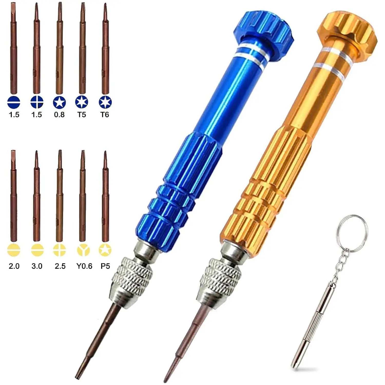 Portable Glasses  for Eyeglass Repairing, 13 In 1 Mutifuntional Precision  Set for Sunglasses,Watch, Laptop, Electronics, Cellphone and  -  Bits