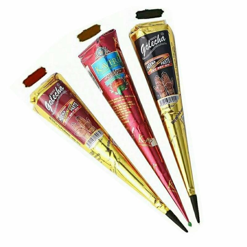 3 Pcs Henna Tattoo Paste, Temporary Waterproof Body Art, Henna Design Cream, Ideal for Creative Body Design #TOP PICKS