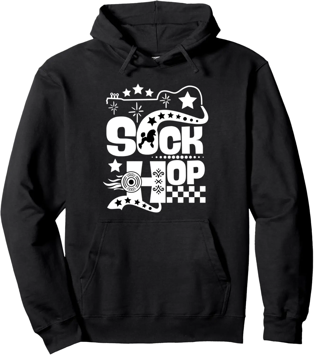 Sock Hop Dance Party 50s Outfit Rockabilly Style Retro 1950s Pullover Hoodie - Rivkafia Shop 94B0DNY78KCT