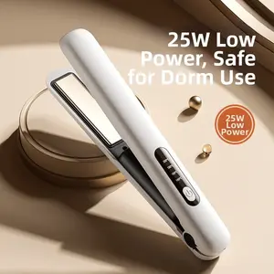 Two-in-one straightening and curling hair dryer, with digital display, professional fast-heating hair straightener, hairstyle shaping device, USB charging, portable curling hair dryer, Valentine's Day, Mother's Day gift