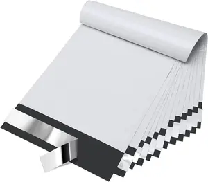 Poly Mailer, Pack,Shipping Bags for Clothing,Strong Adhesive Mailing Envelopes,Heavy Duty Self Seal Plastic Postal Return Package Bags for Books Accessories Business,White