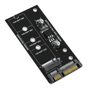 M.2 SATA Adapter M2 to SATA Adapter M.2 to SATA Adapter M.2 NGFF Converter 2.5inch SATA3 Card B Key for 2230-2280 M2 SSD