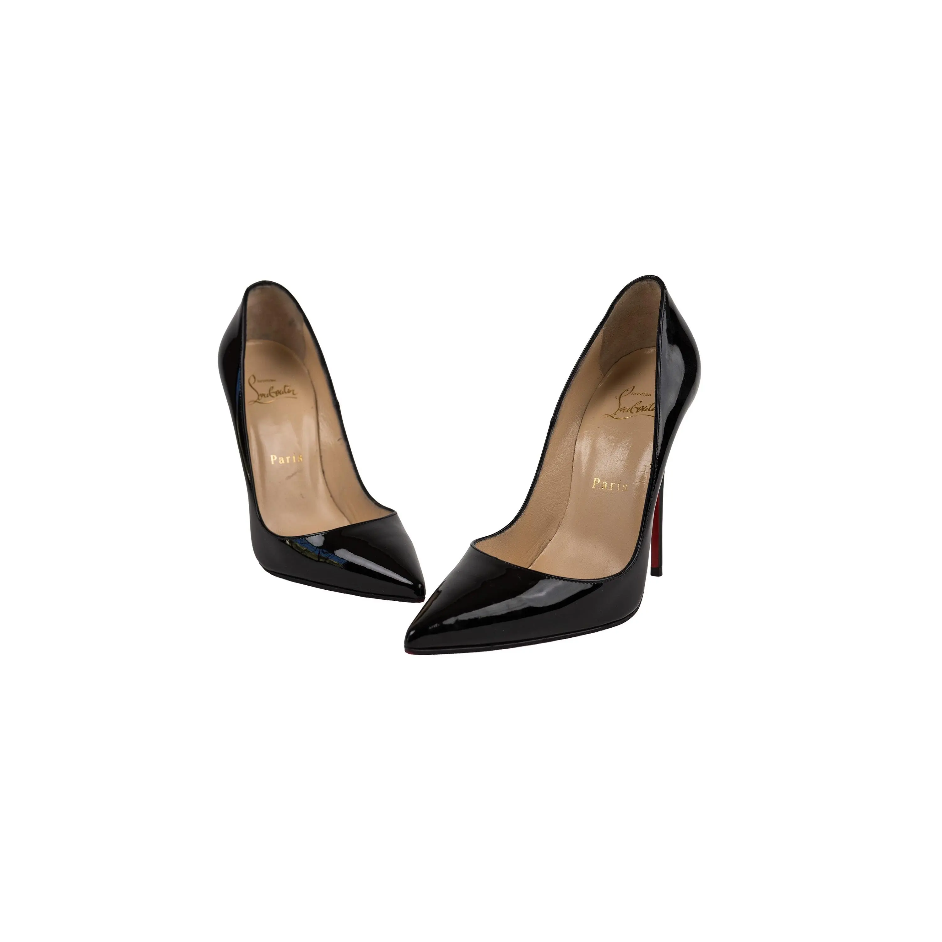 Christian Louboutin Black Patent Leather So Kate Pump Size 36