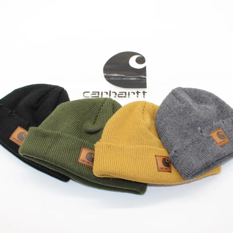 Carhartt Unisex Fall/Winter Vintage Distressed Knit Beanie