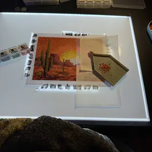 Drawing Light Board, 1 Count Portable USB Copying Table, 3 Brightness Adjustable Drawing Copy Board for Sketching, Calligraphy, Watercolor