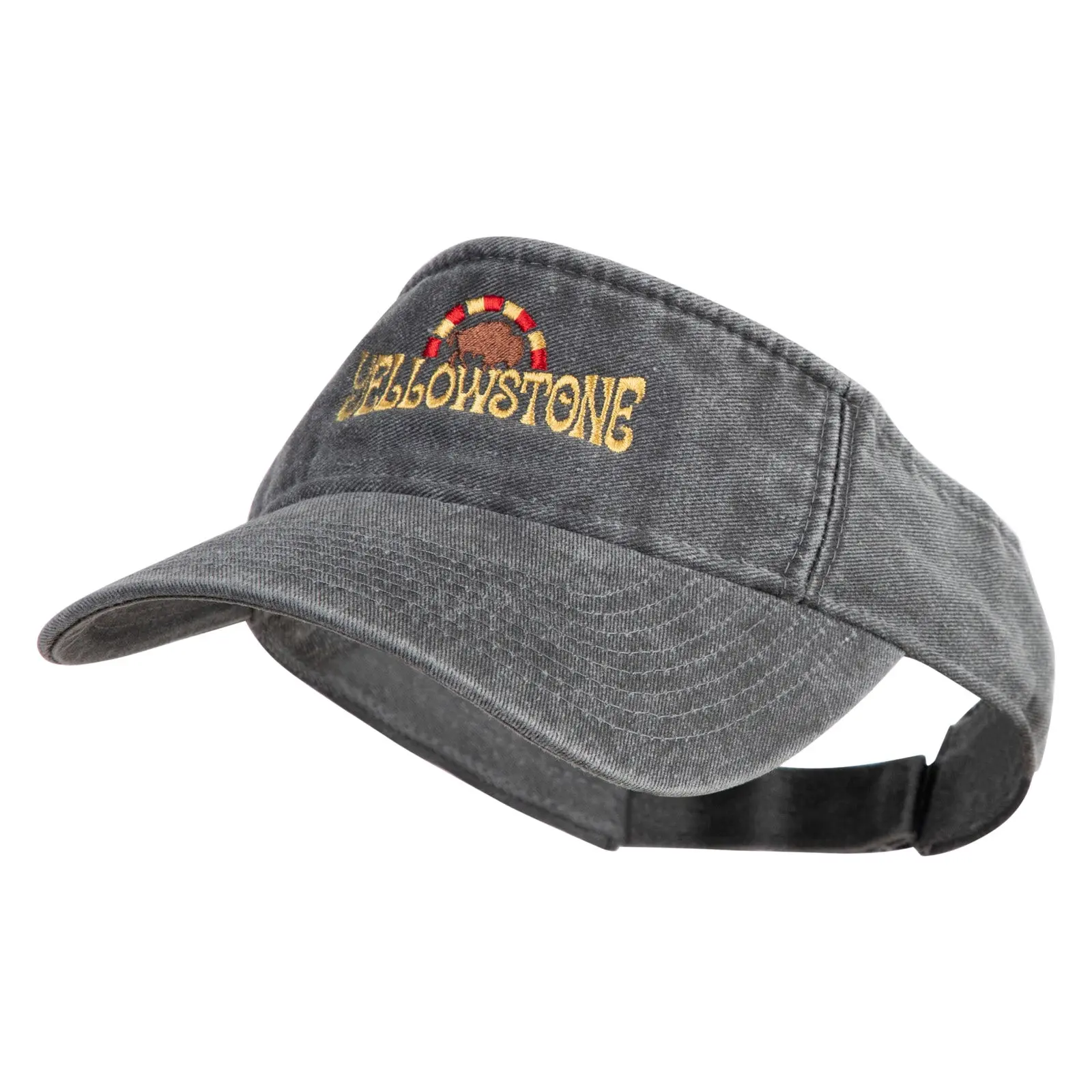 Vintage Yellowstone Embroidered Cotton Twill Visor