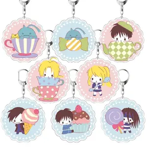 Anime Store Fullmetal Alchemist Winry Rockbell Edward Alphonse Sweets Acrylic HD Figure keychain Pendant Collection About 6cm