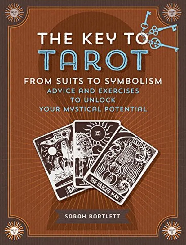 USED Book - Key to Tarot: From Suits to Symbolism: Advice and Exercises to Unlock your Mystical Potential by Sarah Bartlett (Hardcover) - english
