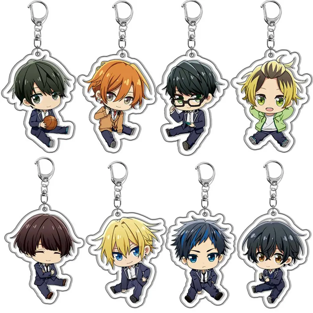 Sasaki and Miyano Character Pendant Anime Acrylic Keychains! Cute Keyring Accessory, Fun Charm For Backpack Or Purse | High Quality and Customer Favorite Items