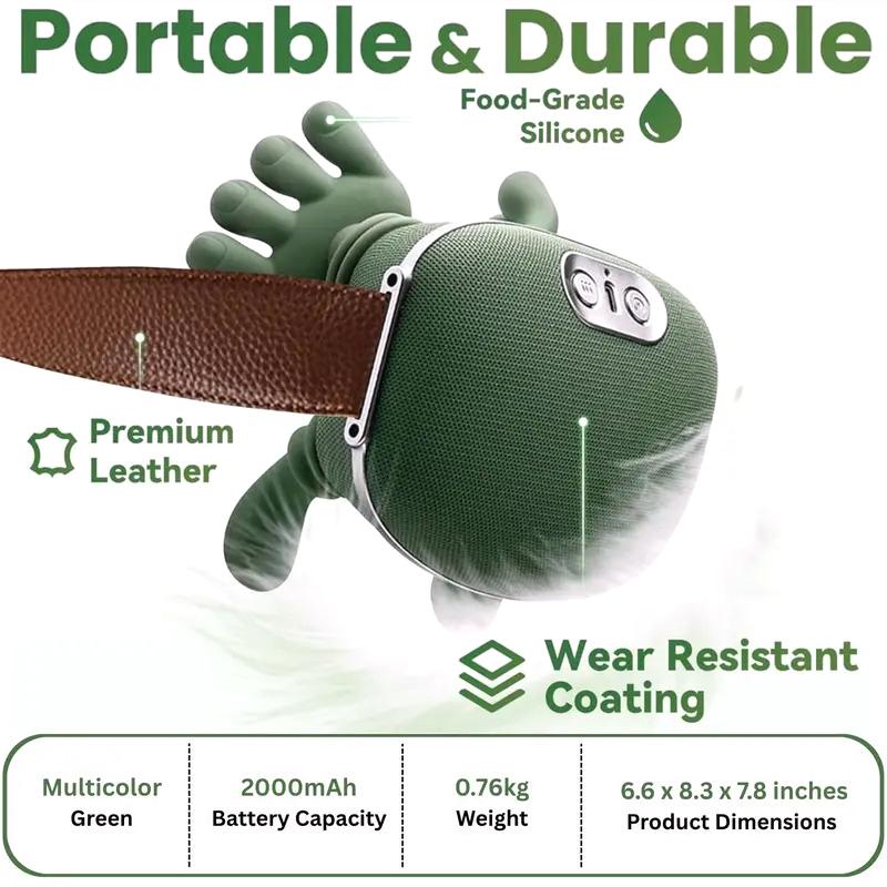 Neck massager relieves pain, deep tissue finger pressure, wireless neck and shoulder massager with heating function. Birthday gift suitable for male, female, father, mother, grandfather. Suitable for neck, back, and shoulder - therapeutic massager