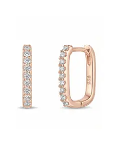 Elegant Zircon Earrings for Women, 925 Sterling Silver Jewelry Gift, Perfect for Weddings & Birthdays, Daily Wear Accessories