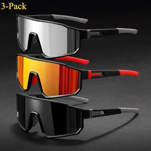 2/3/5-Pack Windproof Sports Shades for Men & Women – Unisex UV400 Cycling Sunglasses, Lightweight Durable Outdoor Eyewear Ideal for Running, Hiking, Cycling & Daily Outdoor Workouts