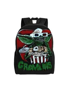 1PC Back to school season Adjustable Strap Gremlins T Shirtgremlins Bookbag Camping Large Capacity College Student Bookbag Gift