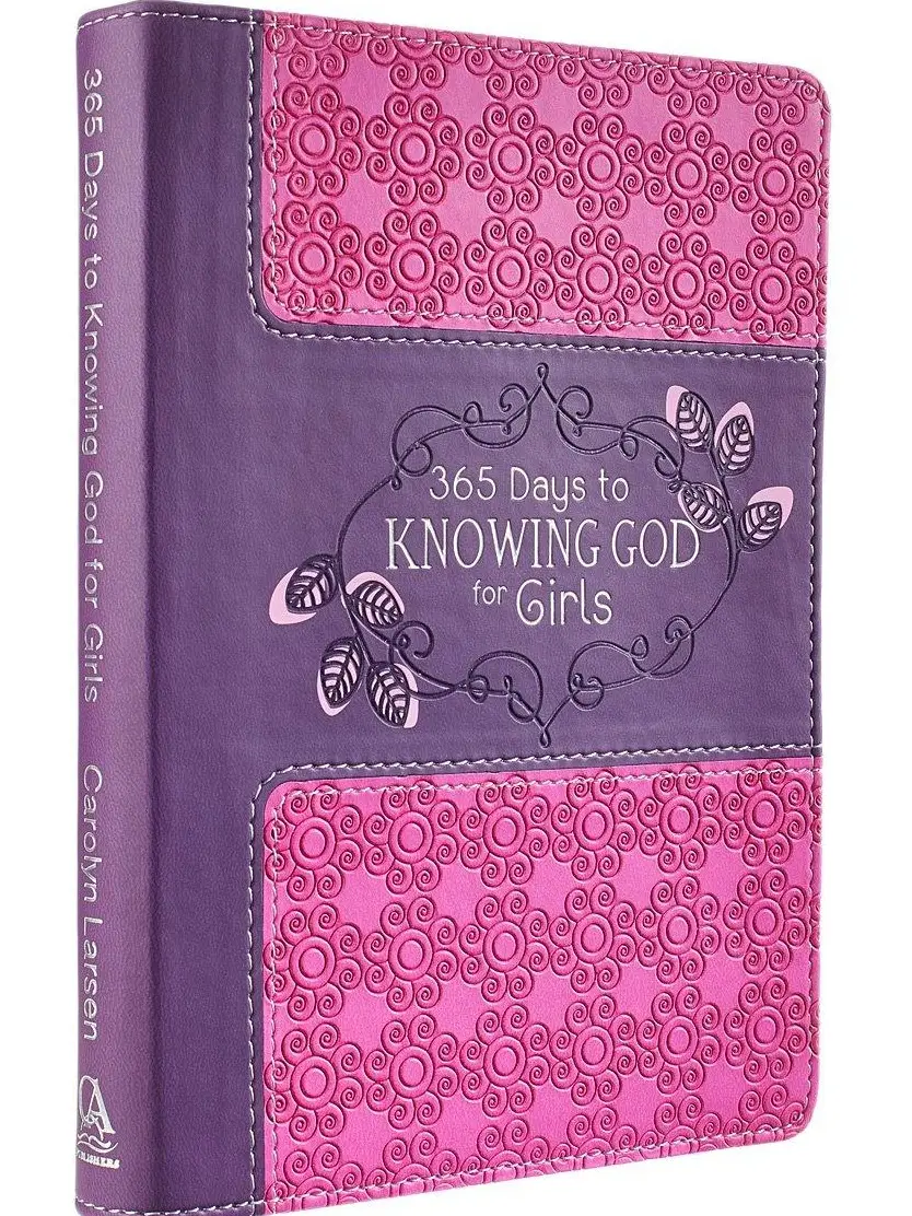 365 Days to Knowing God for Girls Devotional Imitation Leather