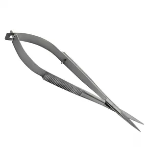Micro Spring Scissors Precision Sharp Stainless Steel Embroidery Nail Art Sewing Detail Scissors Fine Tip Small Scissors
