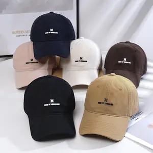 High-quality embroidered soft-brimmed baseball cap