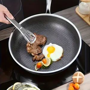 1pc Premium Non-Stick Frying Pan – Even Heating Skillet for Gas & Induction Stoves | Perfect for Steak, Eggs & Daily Cooking | Durable Cookware with Ergonomic Handle | Viral Kitchen Cookware Setup, Modern Nonstick Pan