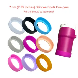 2.75-Inch (7cm) Silicone Boots Bumper for 30oz Stanley Tumbler Bottom Protector Fits Drinkware Base Diameter 2.7 - 2.85 Inches