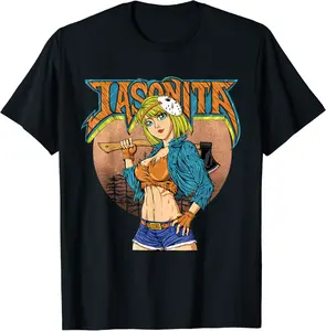 Horror Girl Movie Monster Anime Manga Halloween Gift Idea T-Shirt - Jhunbacan Shop 69B08LFS876R