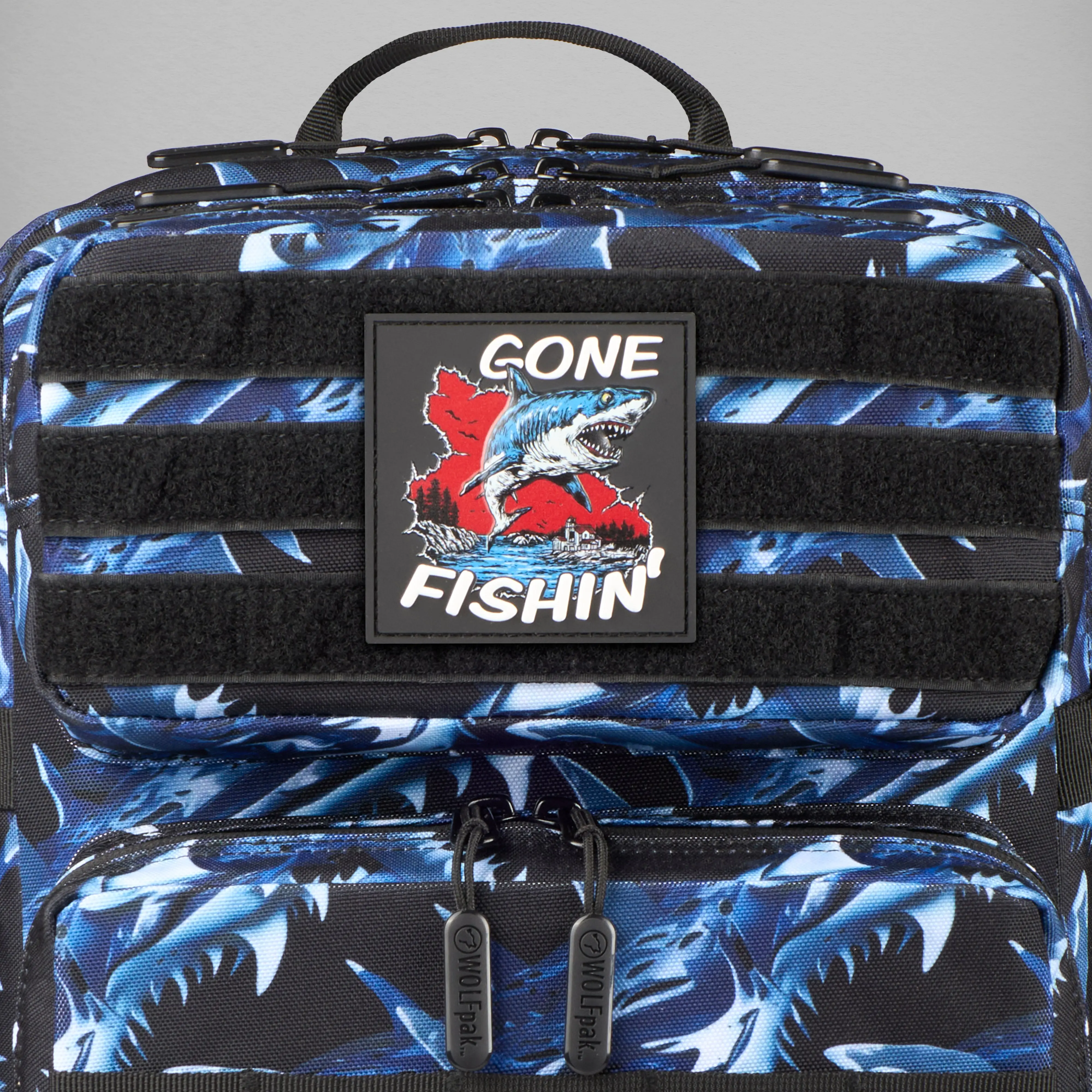 Shark Bite Gone Fishin' Patch