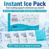 SIMELO Instant Ice Cold Pack (6 Packs) – Disposable Single Use Cold Therapy Pack for First Aid Pain Relief, Swelling & Inflammation – Medical Grade, Instant Activation Cold Compress for Post-Surgery Care, Injury Recovery & Family Emergency Kit