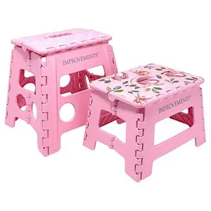 Improvements 14.5" and 12.5" Folding Plastic Step Stools Improvements 14.5" and 12.5" Folding Plastic Step Stools