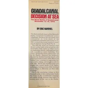 USED-Guadalcanal Decision at Sea by Eric Hammel (Hardcover)
