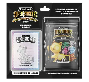 2026 VeeFriends Super Stickers: Spectacular Series White Ice Hanger Pack Random