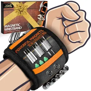 Magnetic Wristband for Black Friday Fixing Screws Wrist Magnet Tool Belt Holder Tools Gifts for Men  Christmas Men Cool Gadget Birthday Gift for Dad Father Women Adult Men Gift