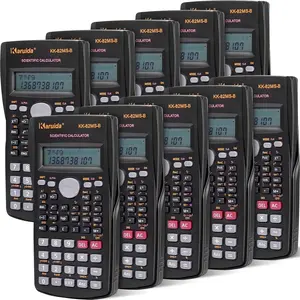10 count 2 Line Engineering Scientific Calculator Bulk Function Math Calculator Large Display for Student Teacher Classroom High School College School, AAA  Included
